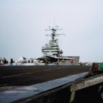 Flight Deck USS Theodore Roosevelt CVN-71 1991